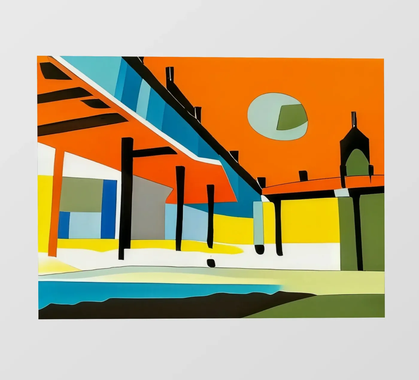 Sightseeing_Excursion_Scheveningen_1 pellicola backlit da Abstract Art by LK