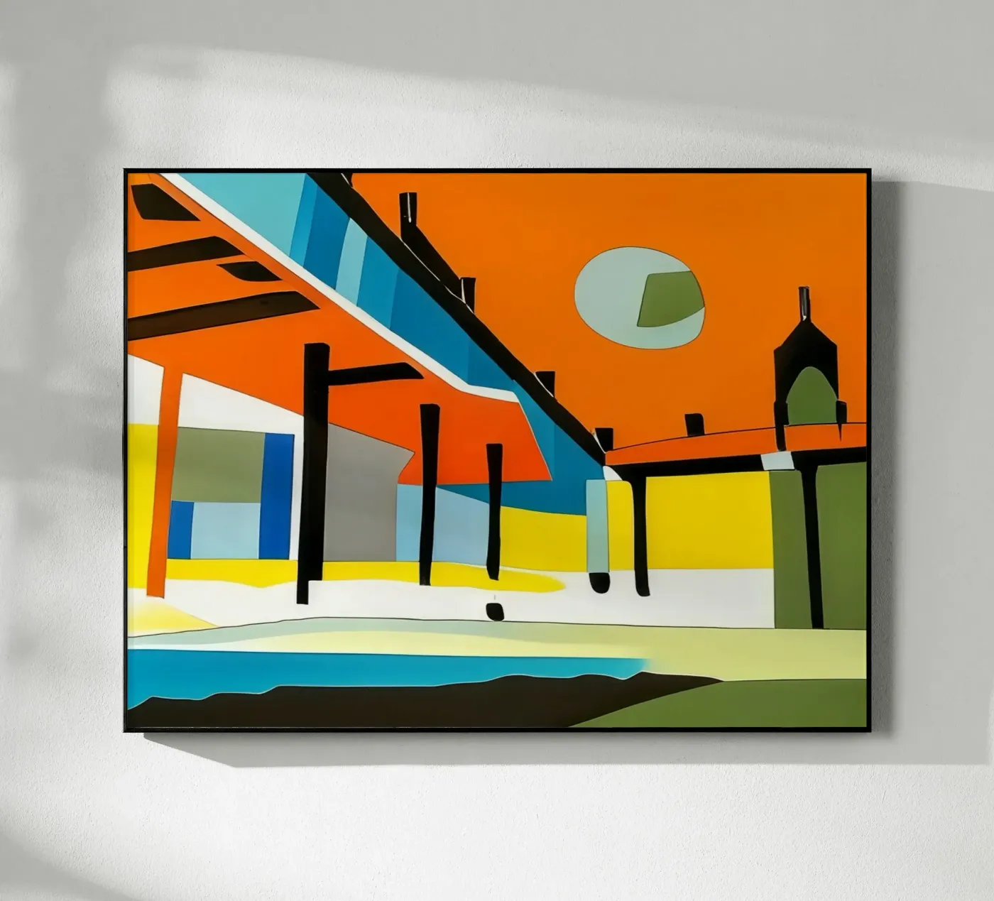 Sightseeing_Excursion_Scheveningen_1 Acryl-Glas von Abstract Art by LK