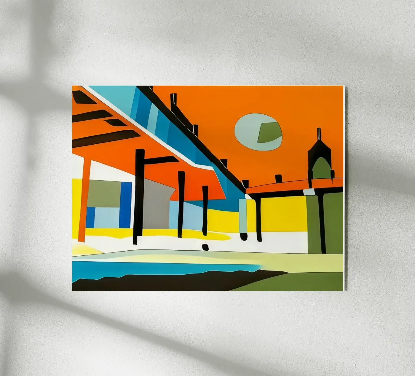 Sightseeing_Excursion_Scheveningen_1 Acryl-Glas von Abstract Art by LK