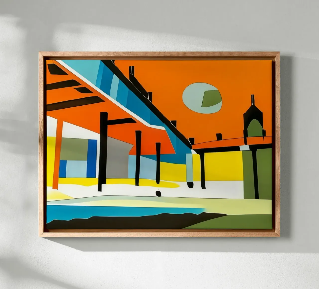 Escursioni_Scheveningen_1 tela da Abstract Art by LK