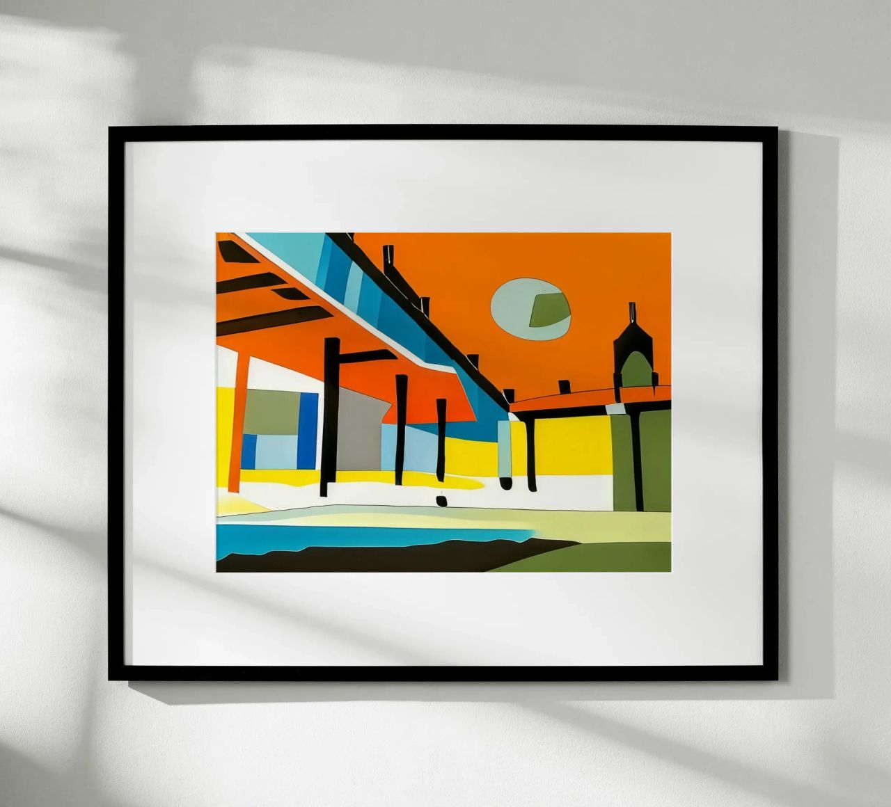 Sehenswürdigkeiten_Ausflug_Scheveningen_1 Poster von Abstract Art by LK