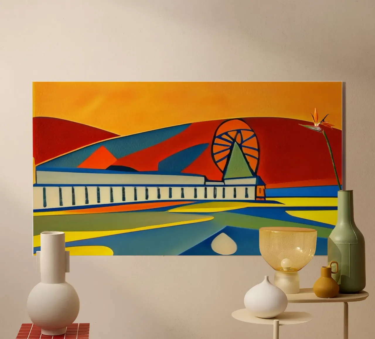 Sightseeing_Excursion_Scheveningen_2 plexiglass da Abstract Art by LK