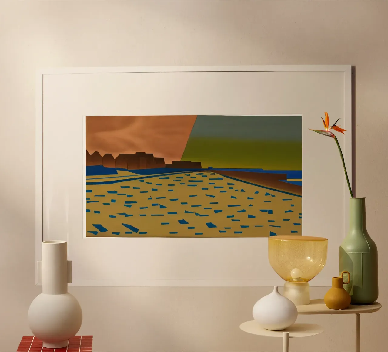 Escursioni_di_spiaggia_Scheveningen_1 carta hahnemühle da Abstract Art by LK