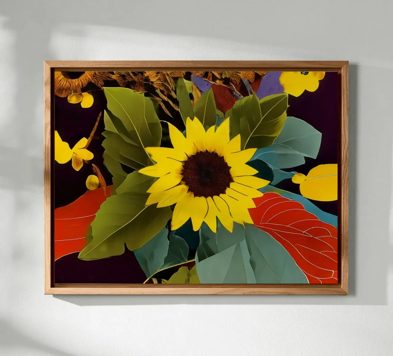Sonnenblume_2 Forex-Platte von Abstract Art by LK