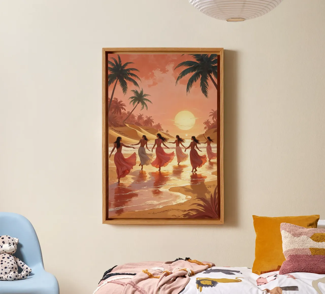 Sunset Ritual by the Ocean tela da AlbertKlee