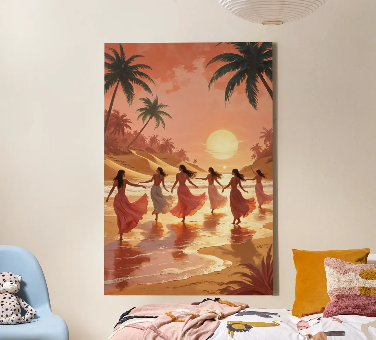 Sunset Ritual by the Ocean tela da AlbertKlee
