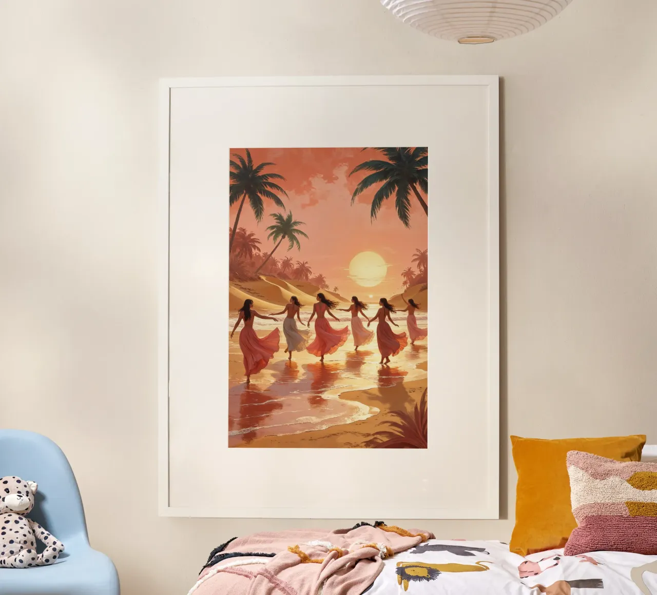 Sunset Ritual by the Ocean poster da AlbertKlee