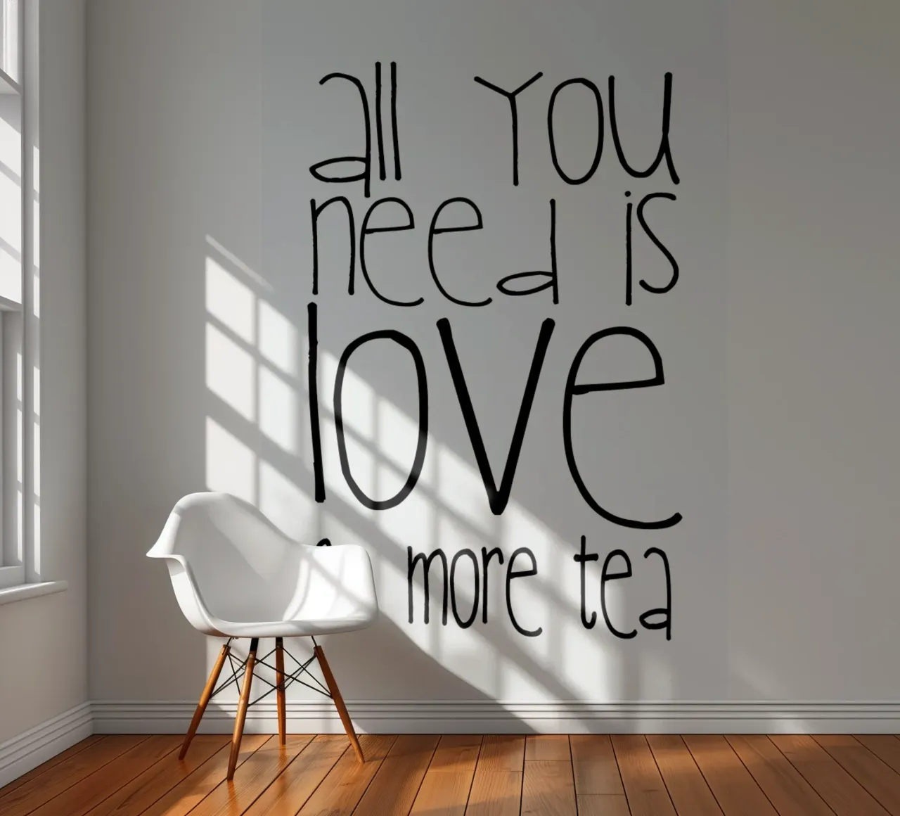 All you need is Love and Tea Fototapete von Monika Strigel