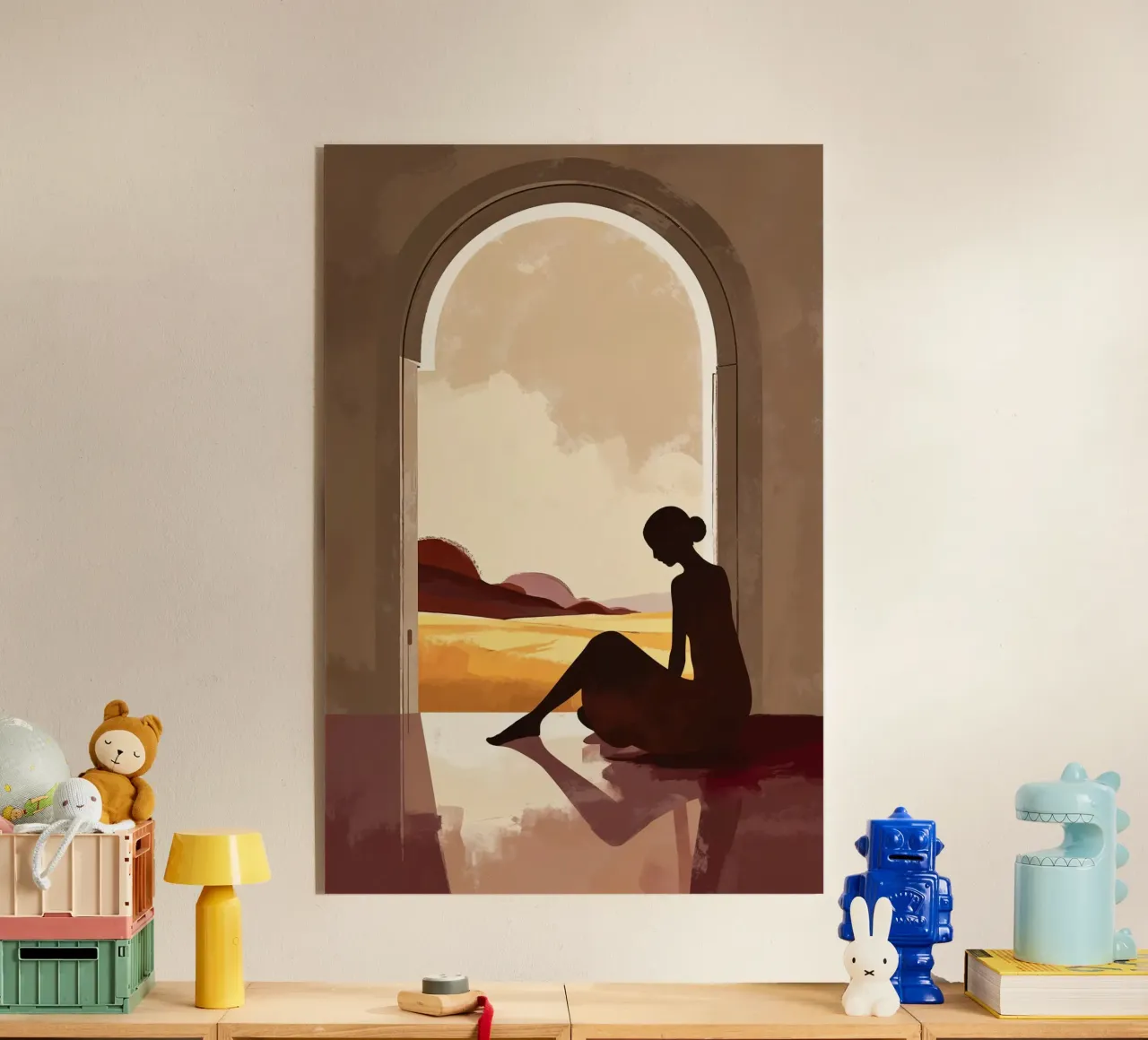 Golden Horizon Through an Open Doorway plexiglass da AlbertKlee