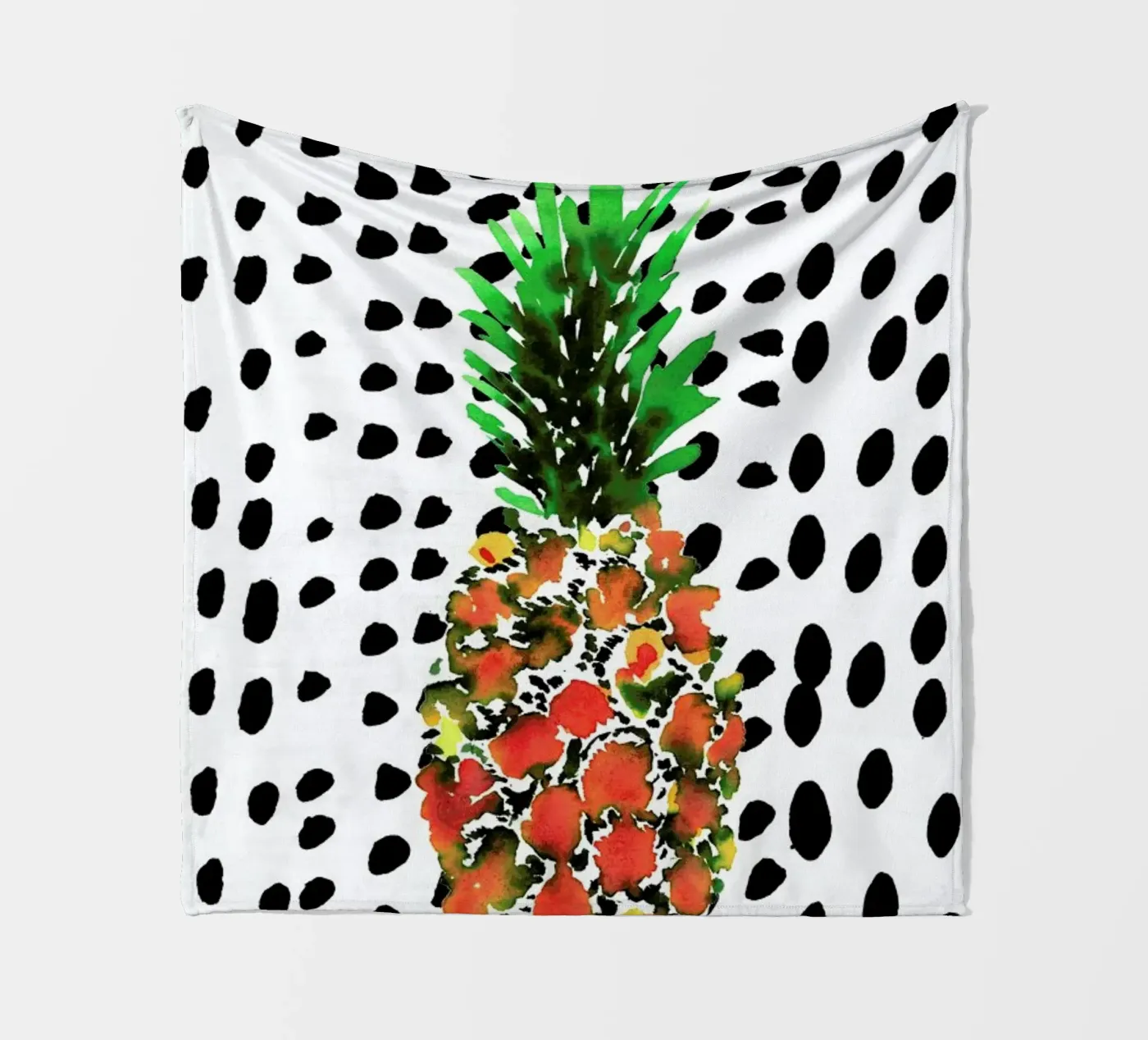 Pineapple Fleecedecke von Amy Sia