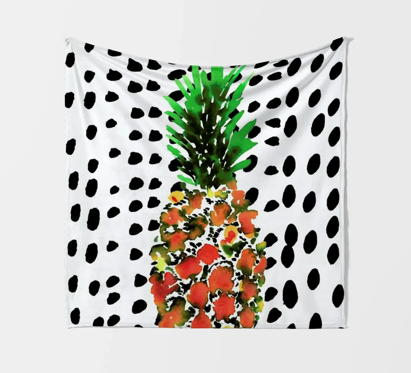 Pineapple coperta in pile da Amy Sia