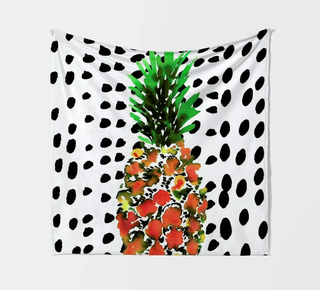 Pineapple fleecedeken van Amy Sia