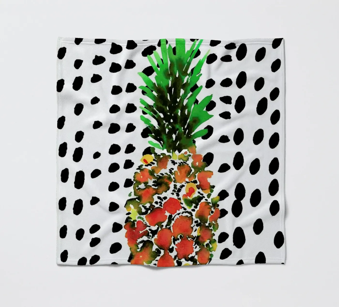 Pineapple coperta in pile da Amy Sia