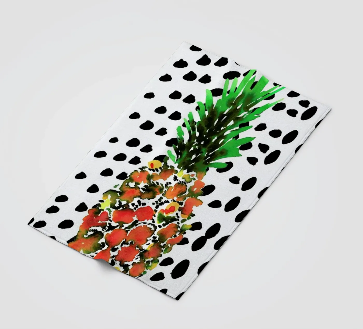 Pineapple coperta in pile da Amy Sia