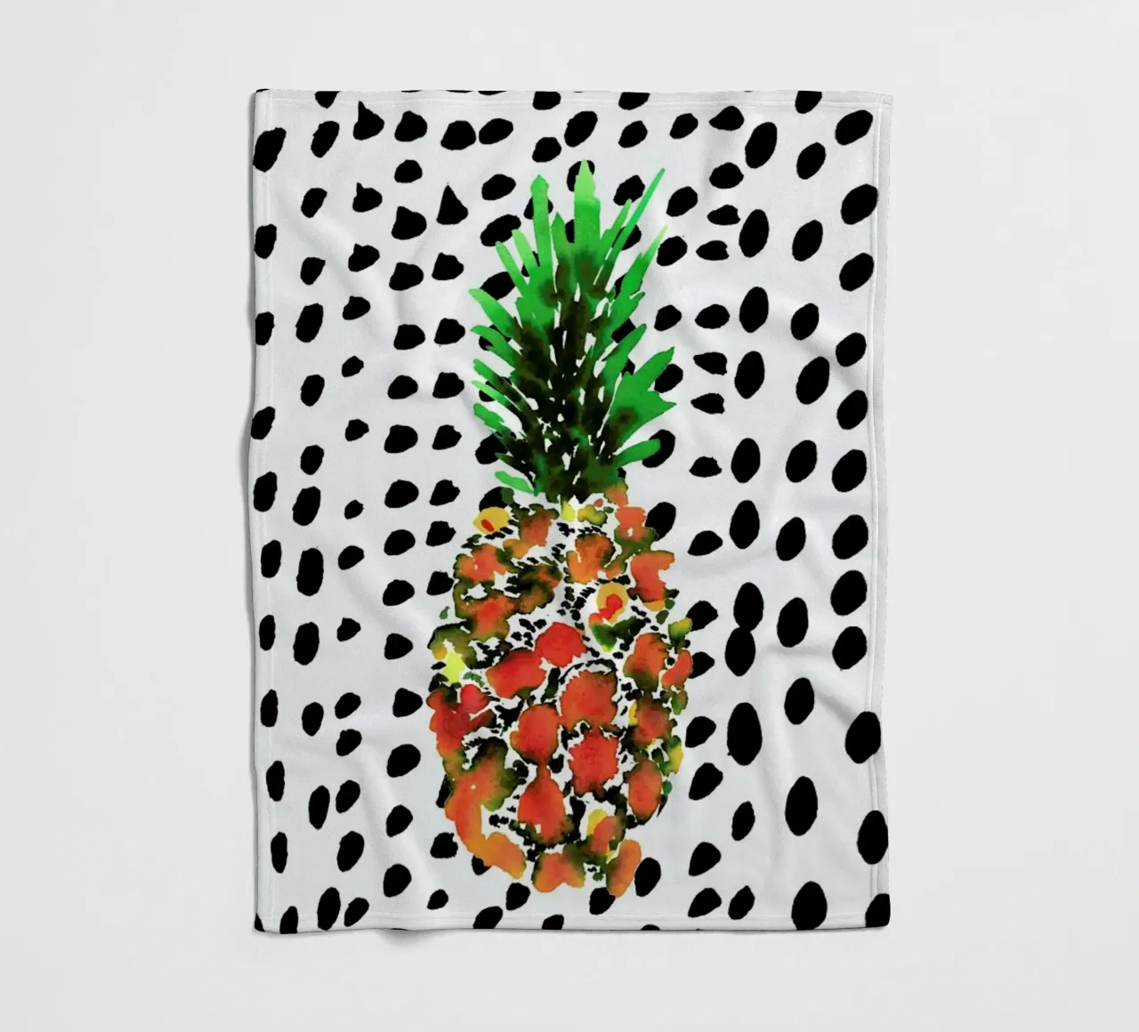 Pineapple fleecedeken van Amy Sia