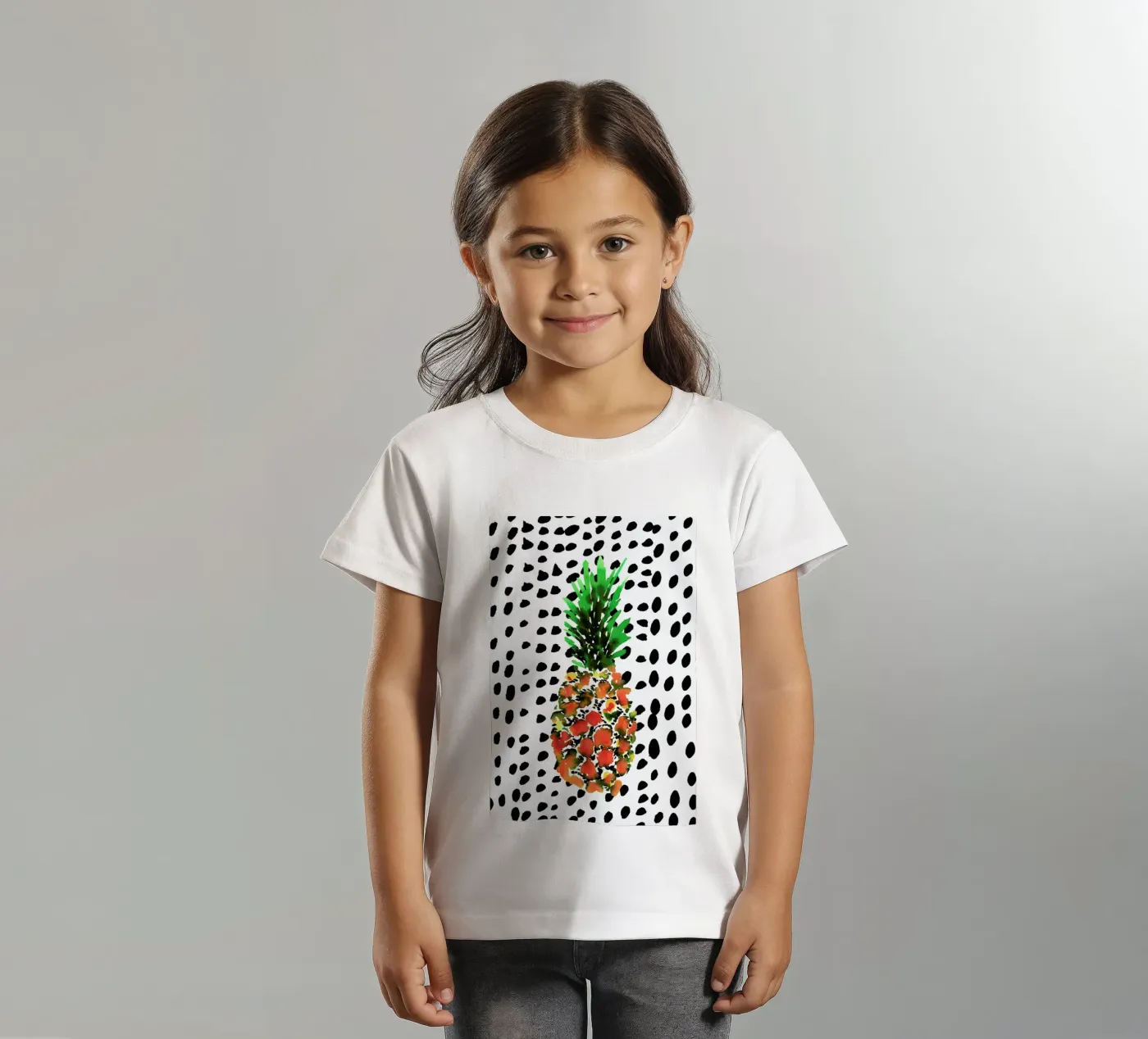 Pineapple t-shirt bambini da Amy Sia