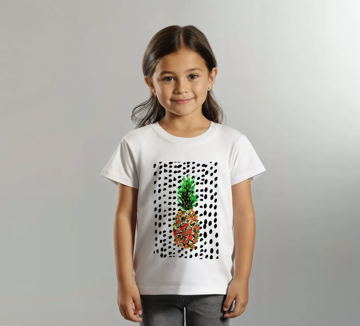 Pineapple kinder t-shirt van Amy Sia
