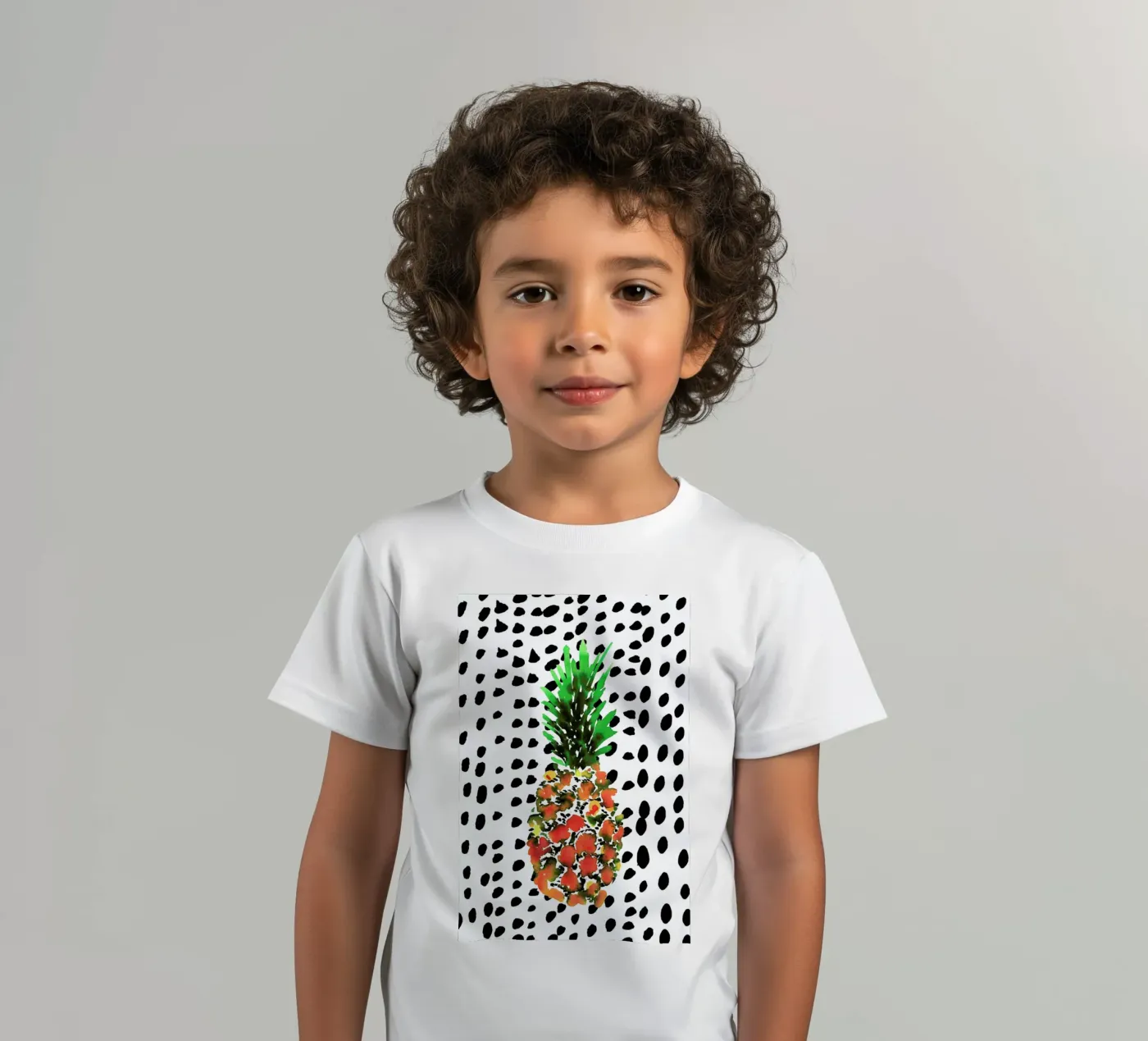 Pineapple kinder t-shirt van Amy Sia