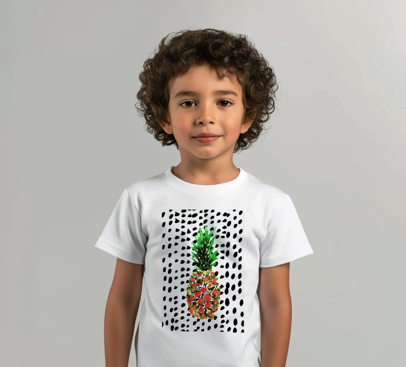 Pineapple t-shirt bambini da Amy Sia