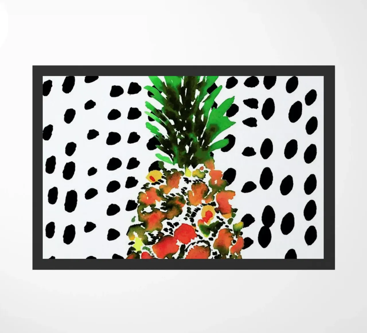 Pineapple doormat by Amy Sia