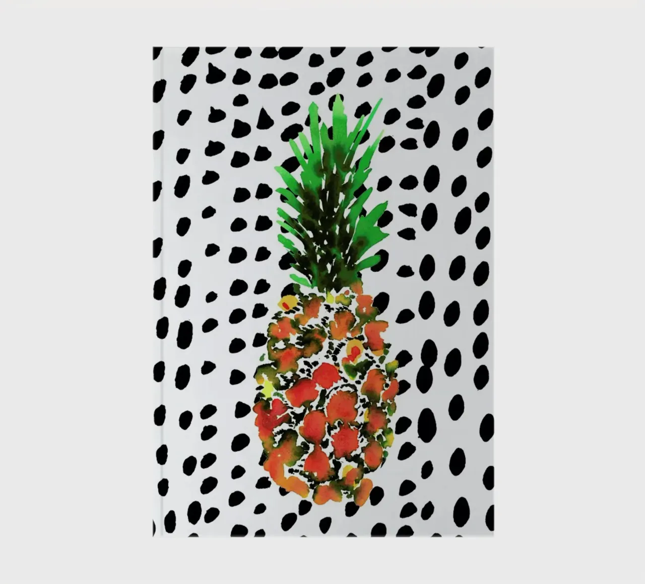 Pineapple notebook by Amy Sia