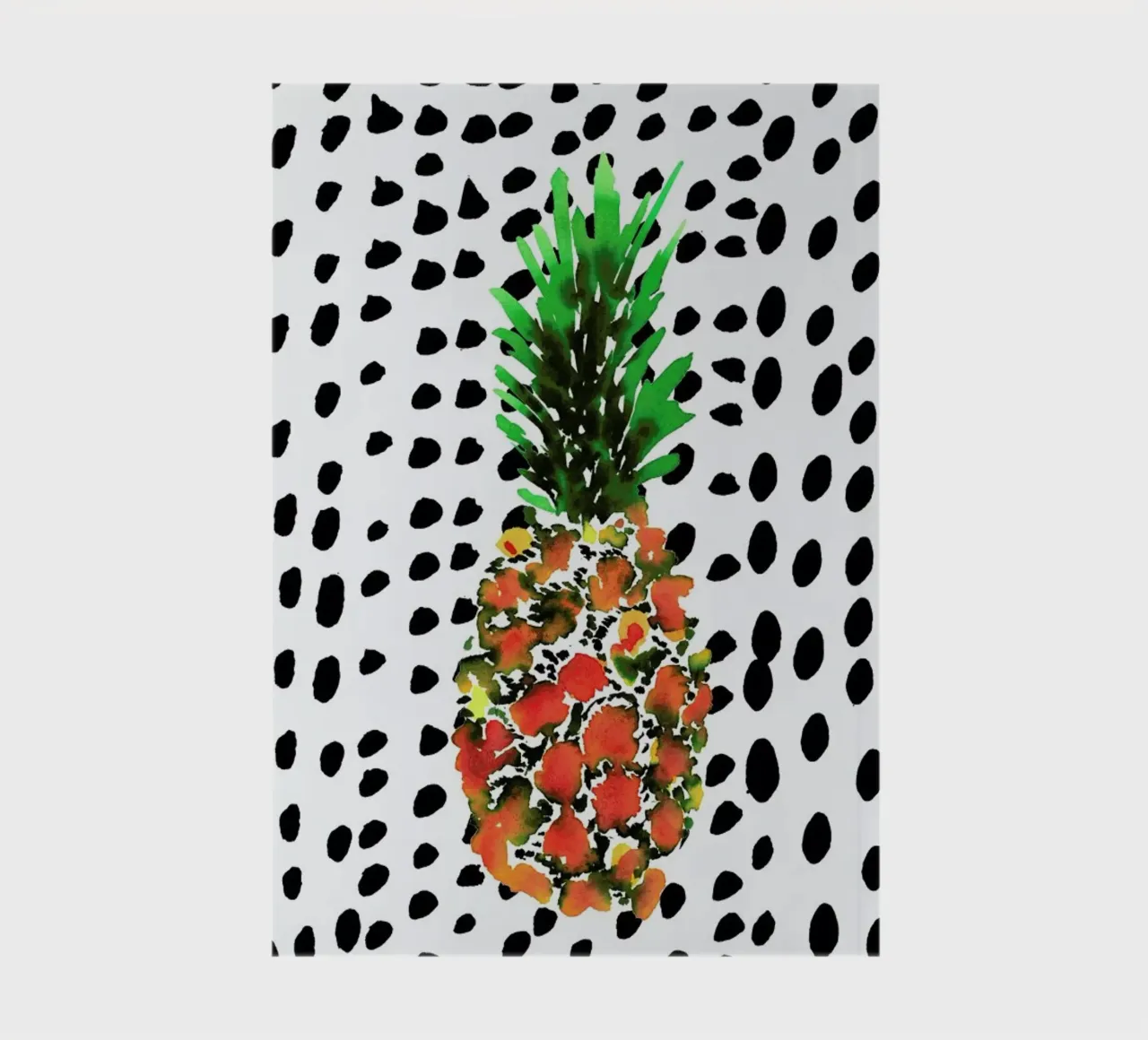Pineapple notebook by Amy Sia