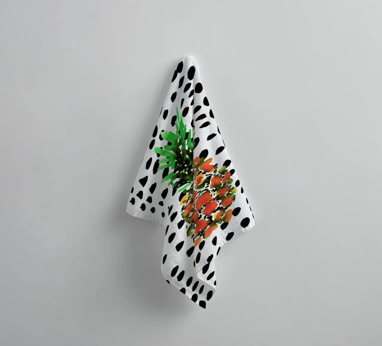 Pineapple badhanddoek van Amy Sia