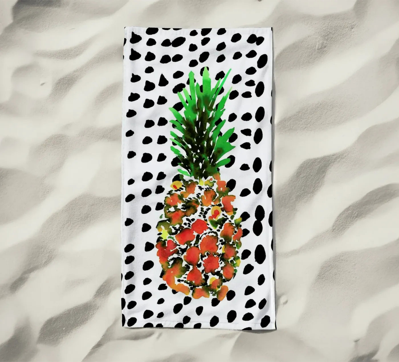 Pineapple Strandtuch von Amy Sia