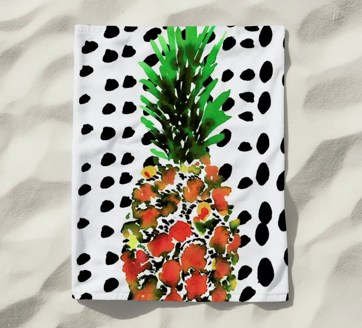 Pineapple Strandtuch von Amy Sia