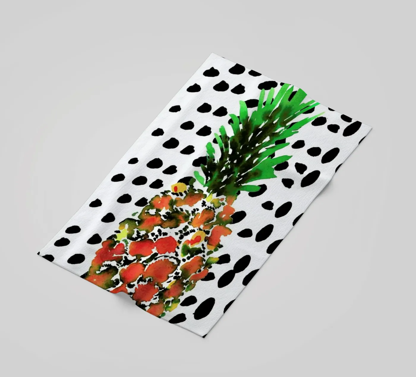 Pineapple beach towel by Amy Sia