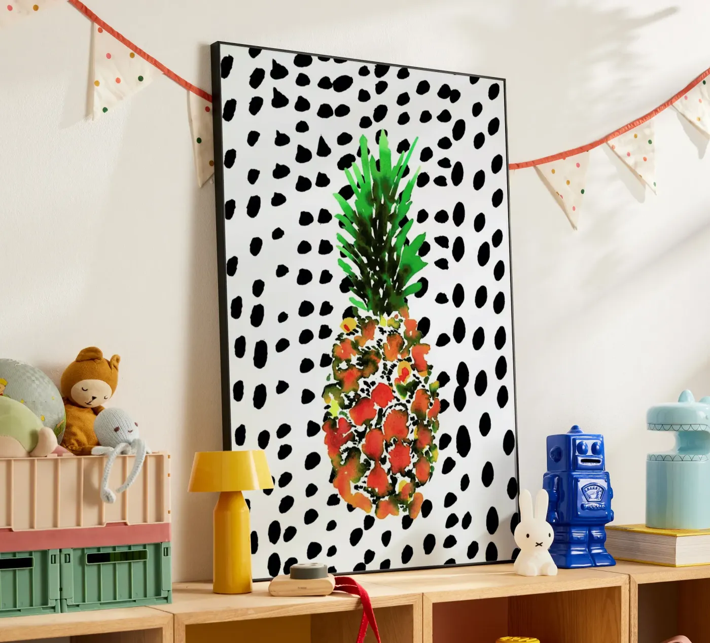 Pineapple alluminio dibond da Amy Sia