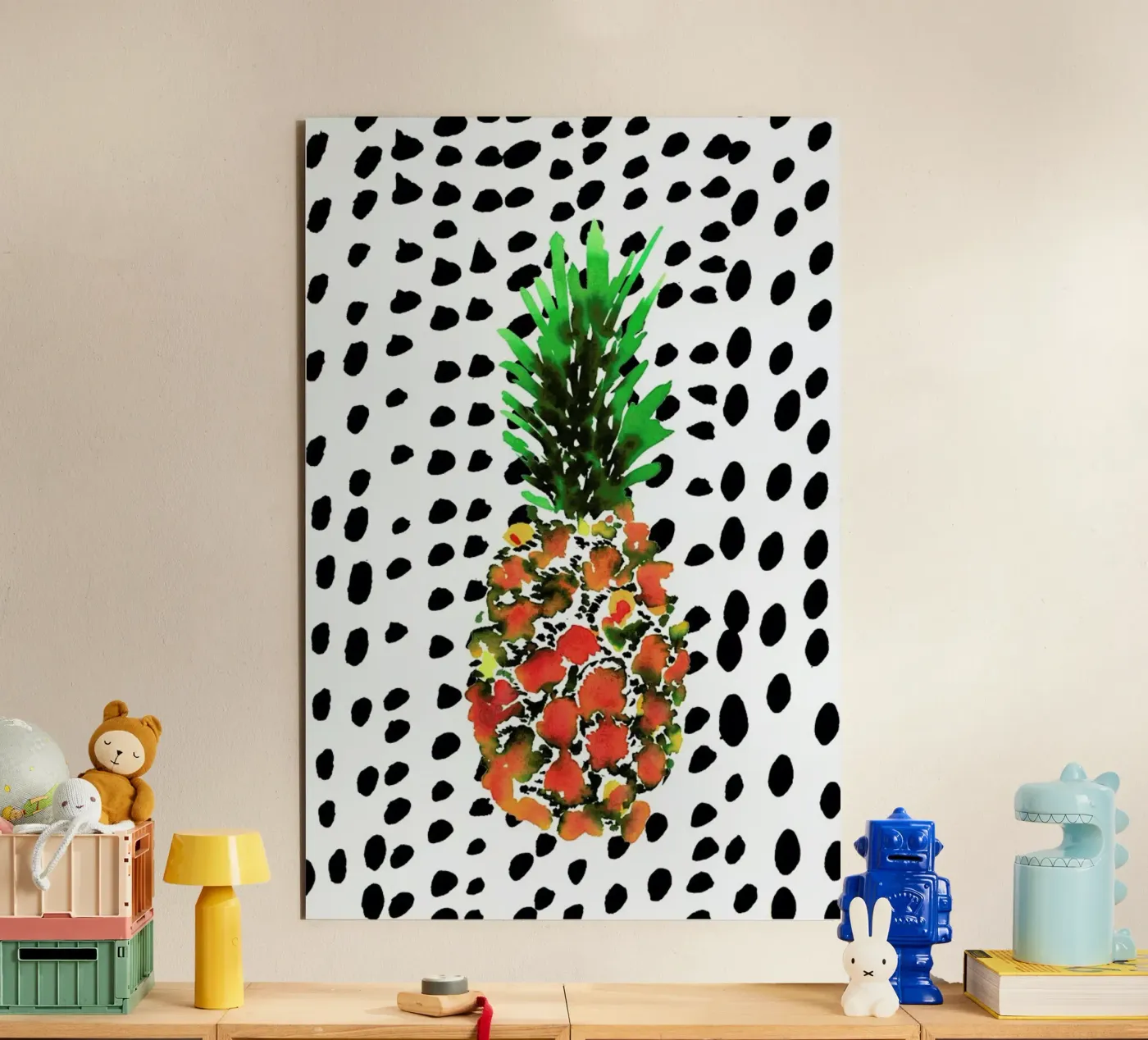 Pineapple alluminio dibond da Amy Sia