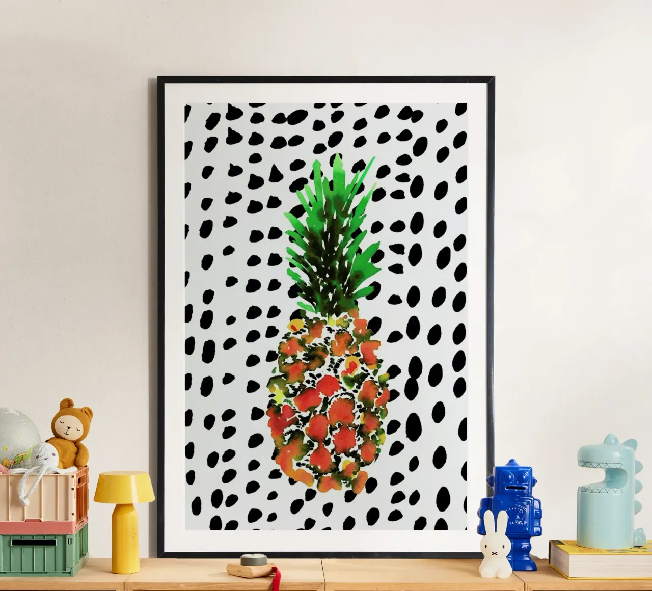 Pineapple poster van Amy Sia