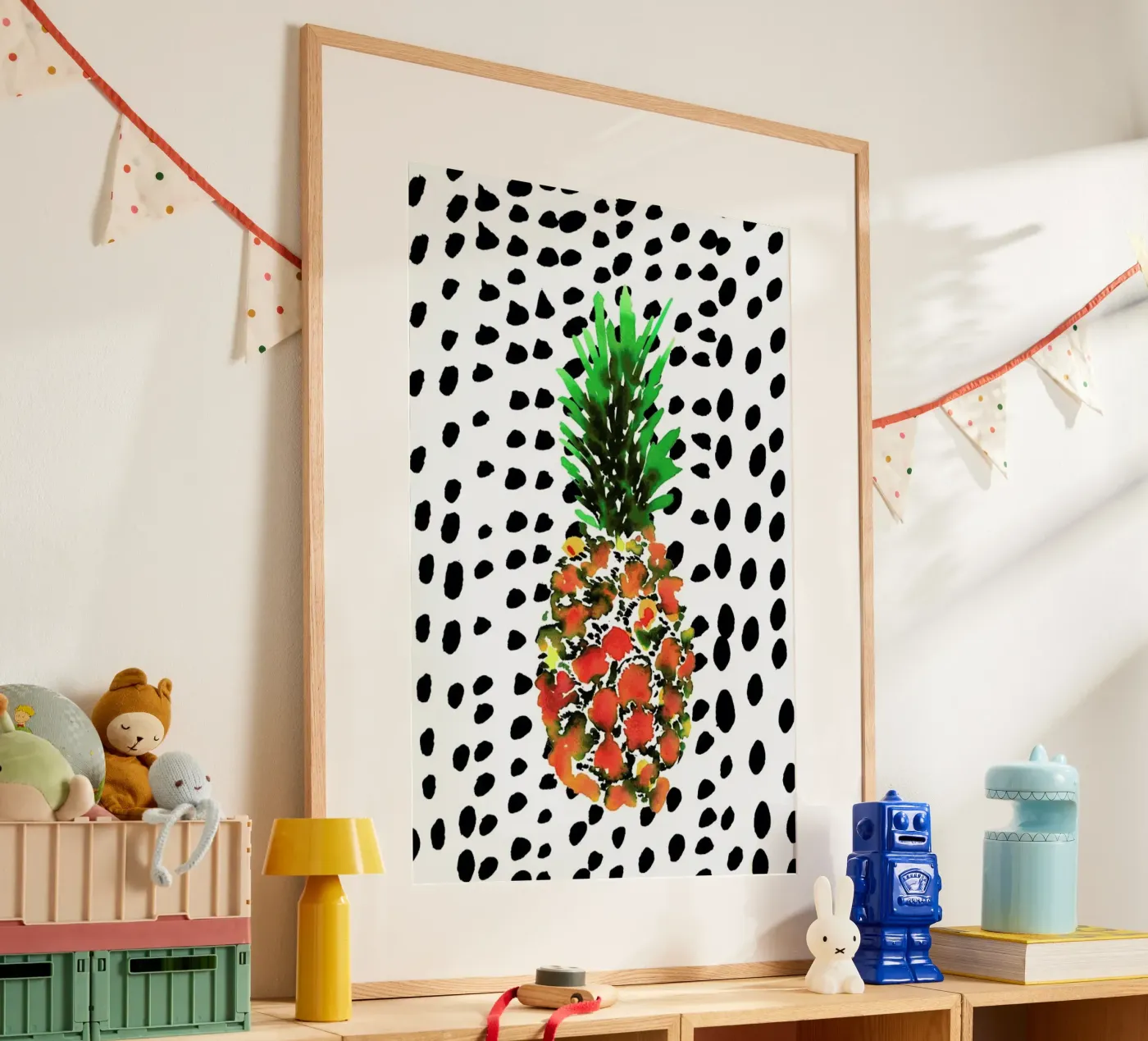 Pineapple Poster von Amy Sia