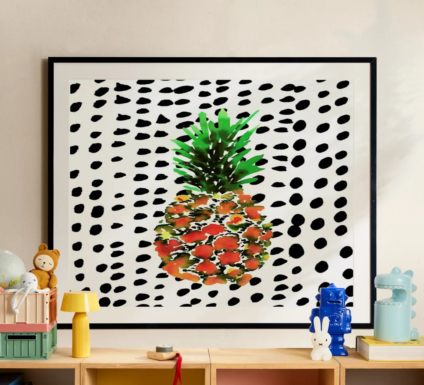 Pineapple Poster von Amy Sia