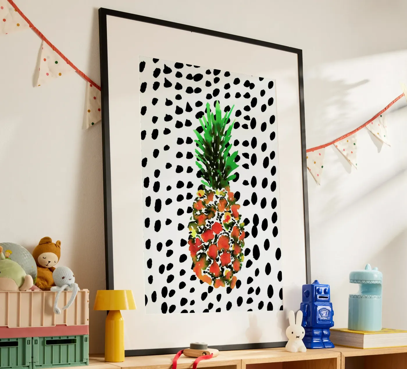Pineapple Poster von Amy Sia