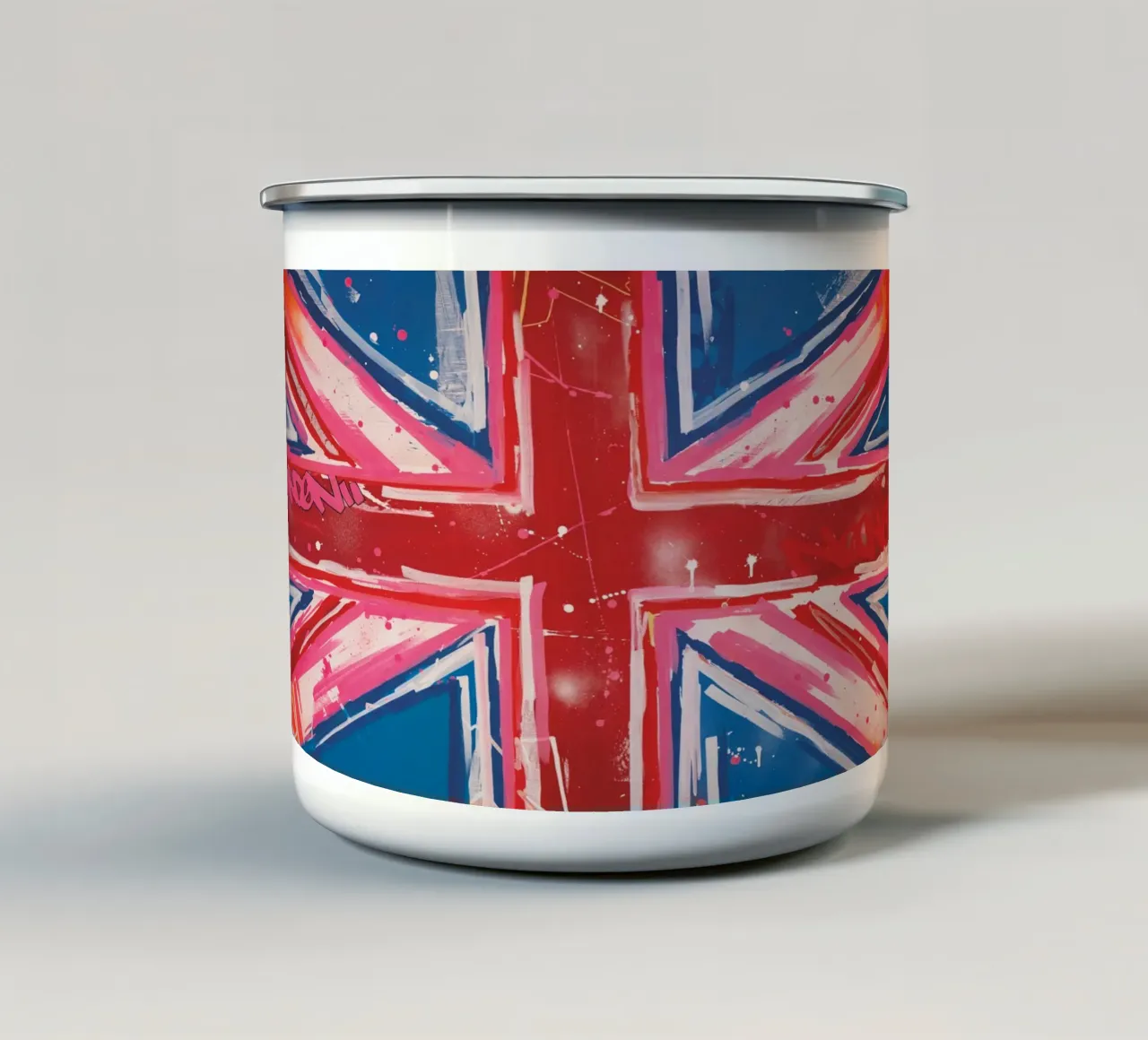 England Flagge tazza in smalto da Flo Klein