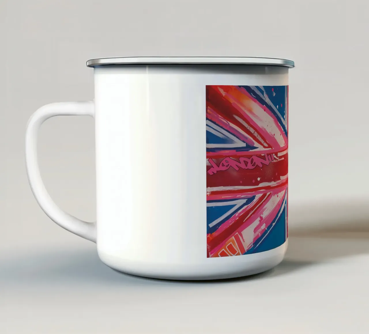 England Flagge tazza in smalto da Flo Klein