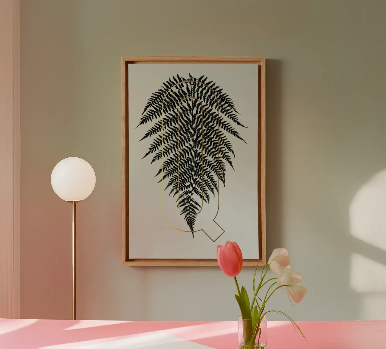 ABC Plants - Q tela con Cornice a cassetta da typealive