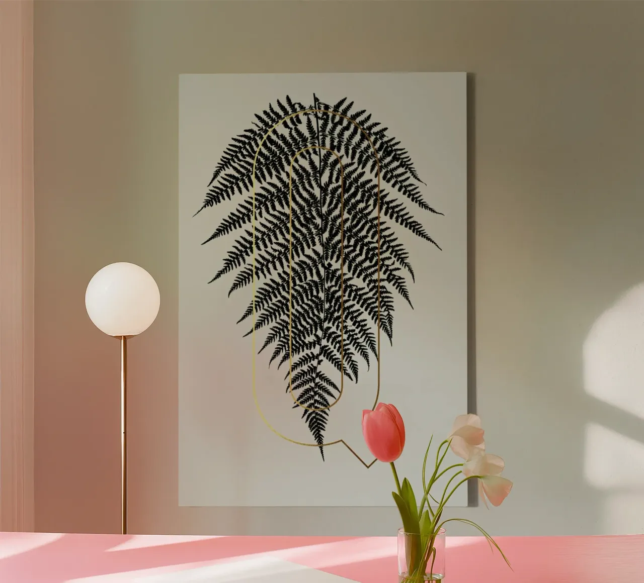 ABC Plants - Q tela con Cornice a cassetta da typealive