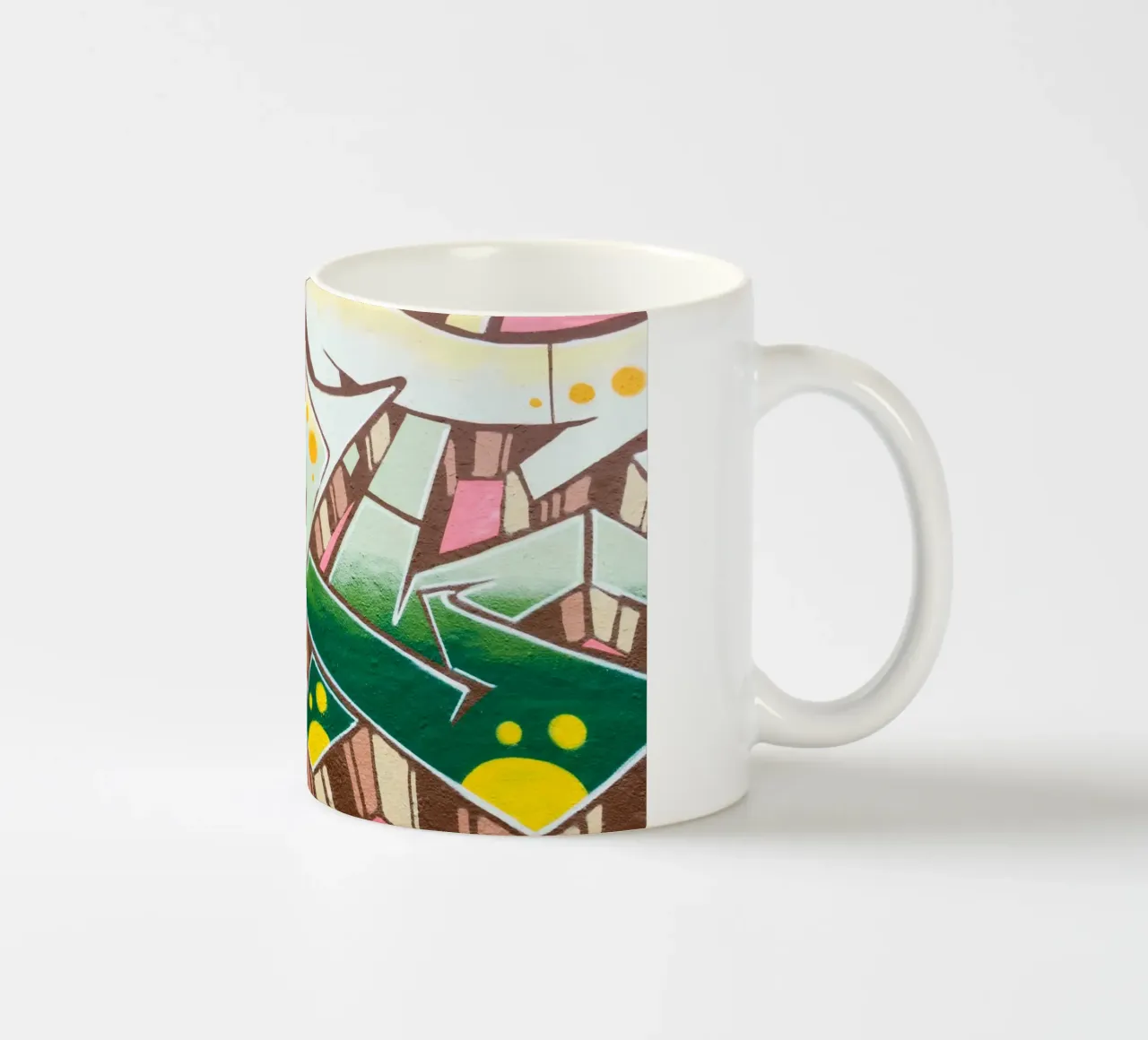 Graffiti E tazza in ceramica da Jonas Klein