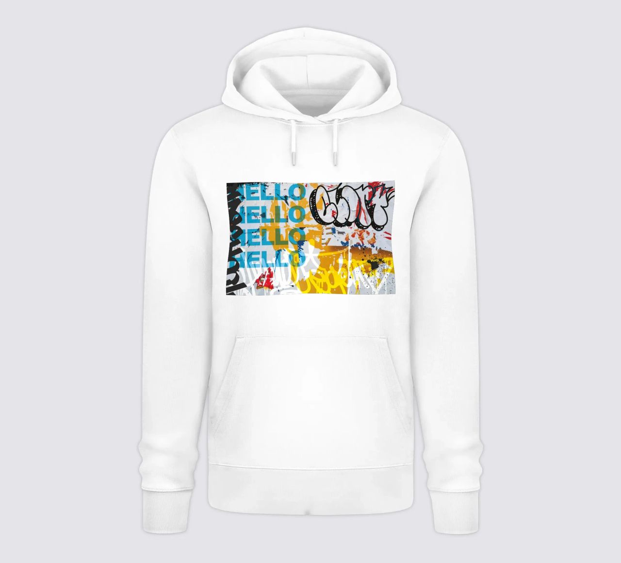 Hello Graffiti felpa con cappuccio da Flo Klein
