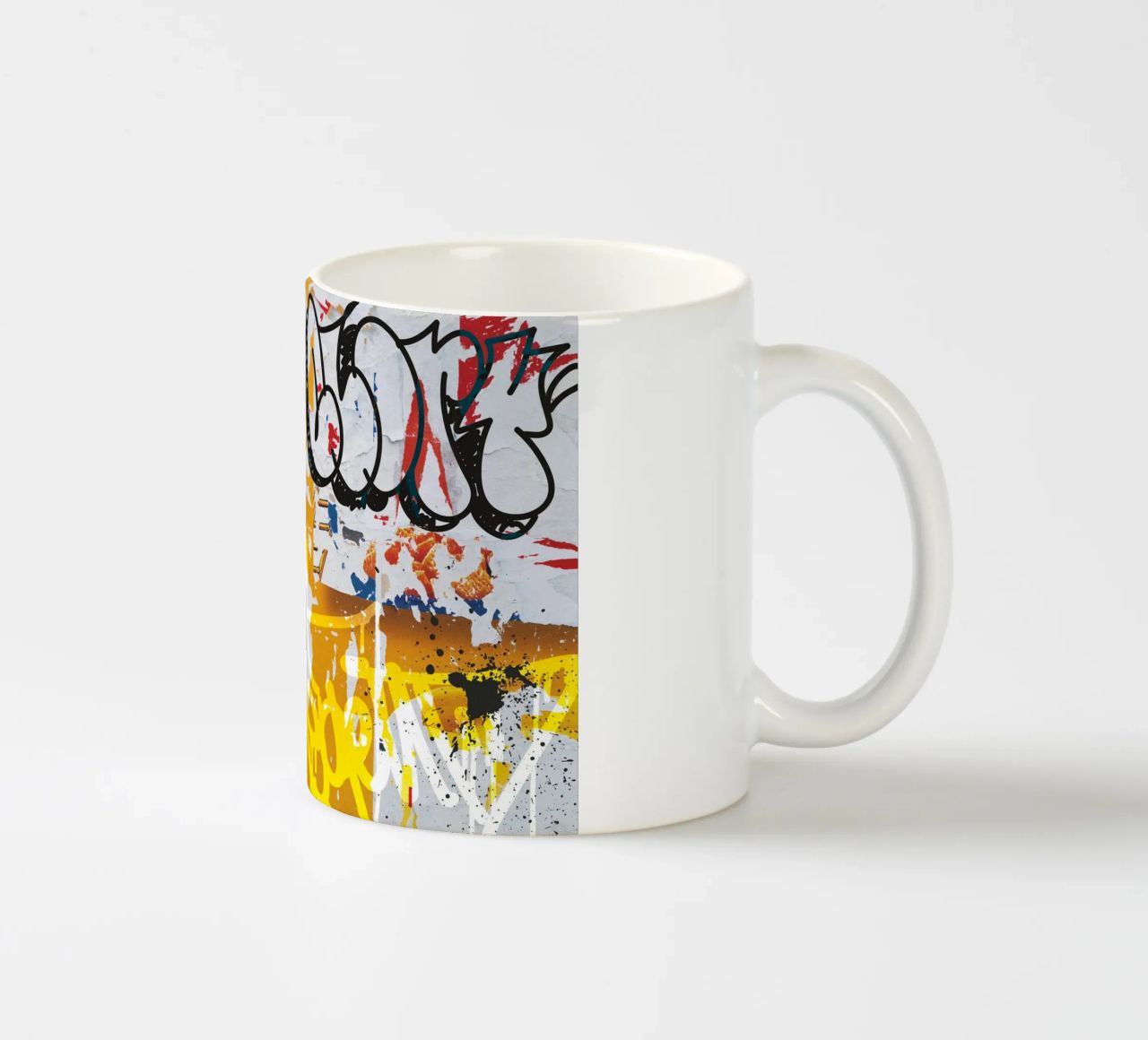 Hello Graffiti tazza in ceramica da Flo Klein