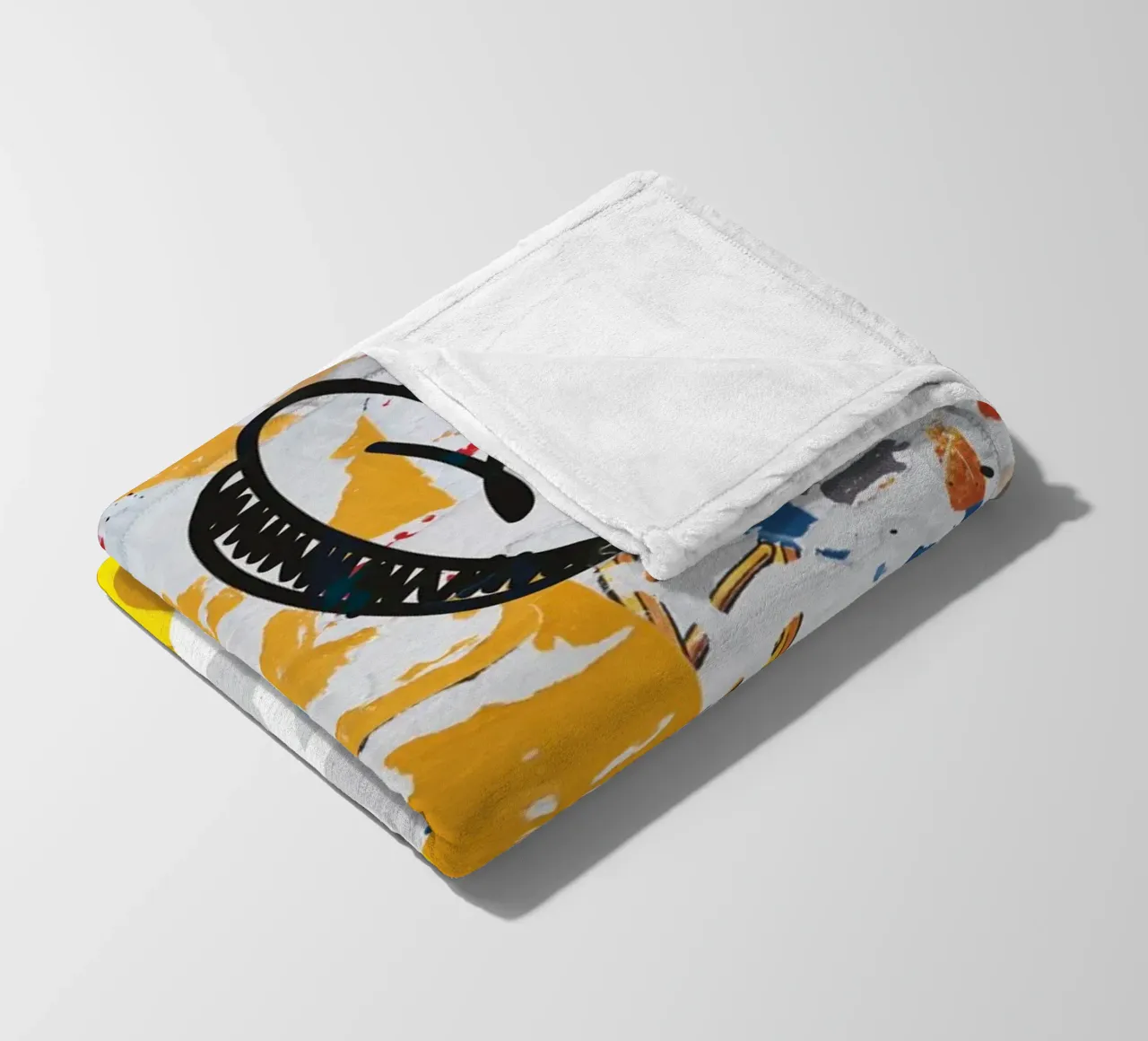 Hello Graffiti coperta in pile da Flo Klein