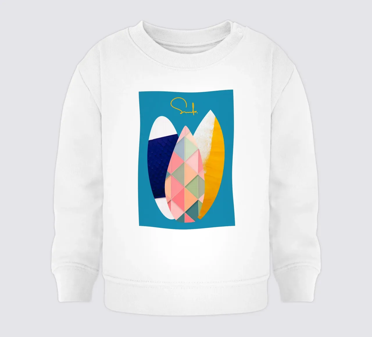 Surf Love No. 2 felpa neonato da LIMITED EDITION LETTERS