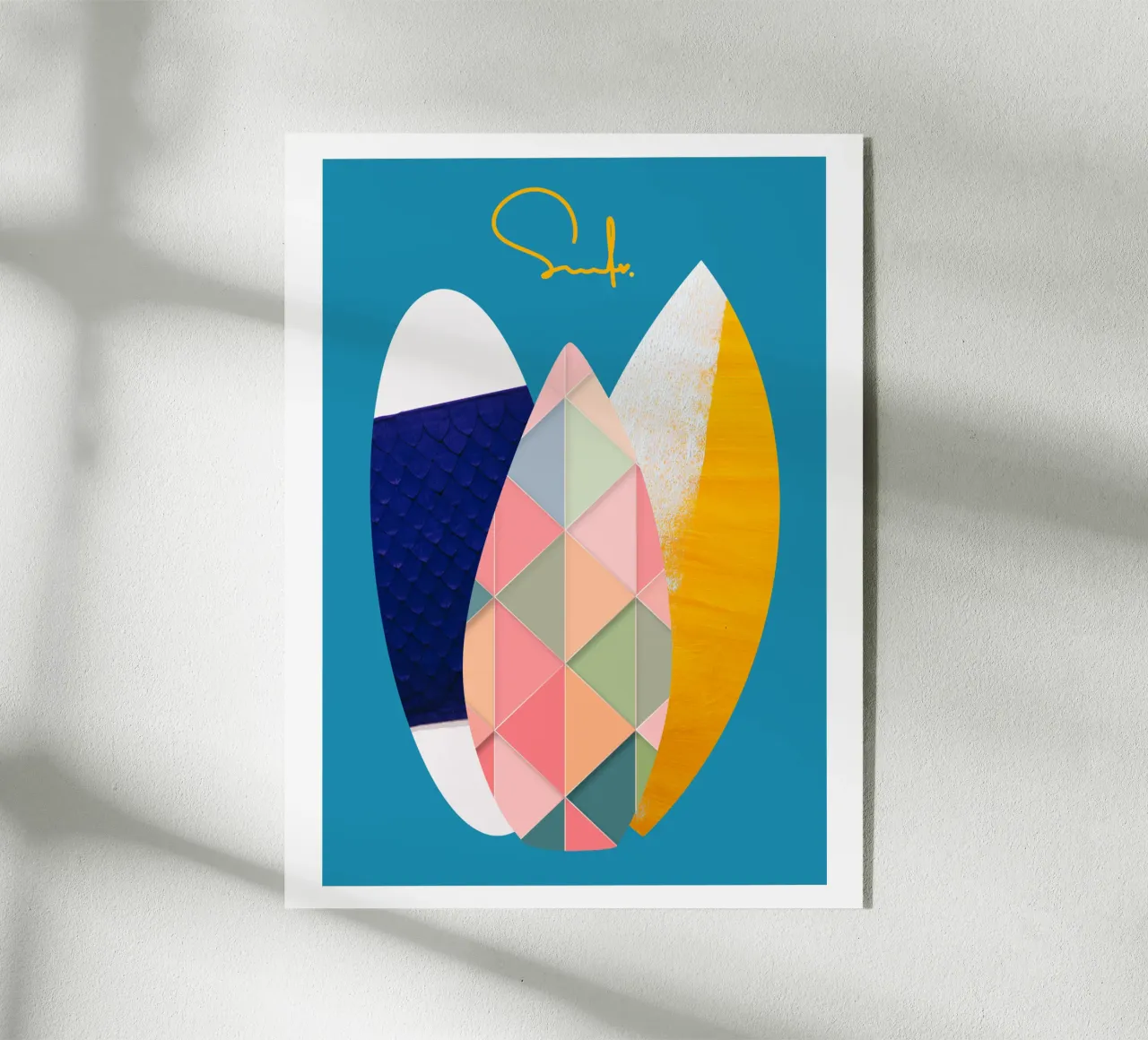 Surf Love No. 2 metacrilato de LIMITED EDITION LETTERS