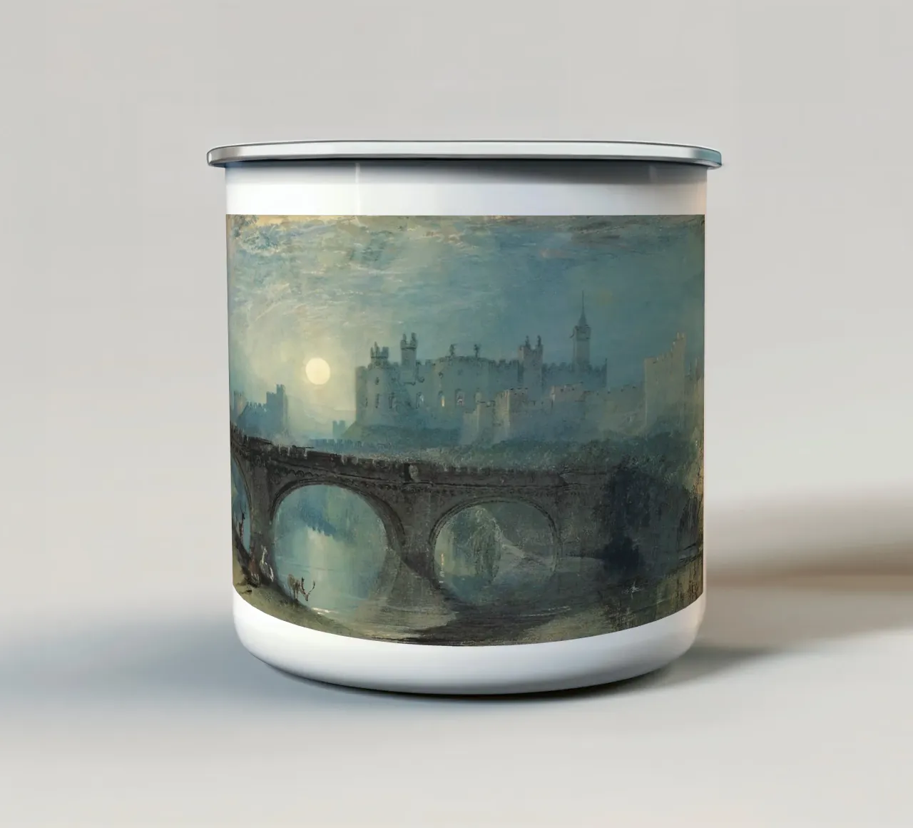 Joseph Mallord William Turner - Castello di Alnwick tazza in smalto da Timeless Artworks
