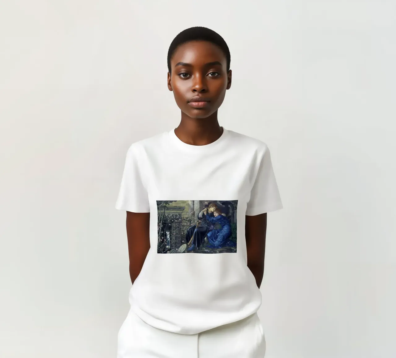 Edward Burne-Jones - Amore tra le rovine t-shirt da Timeless Artworks