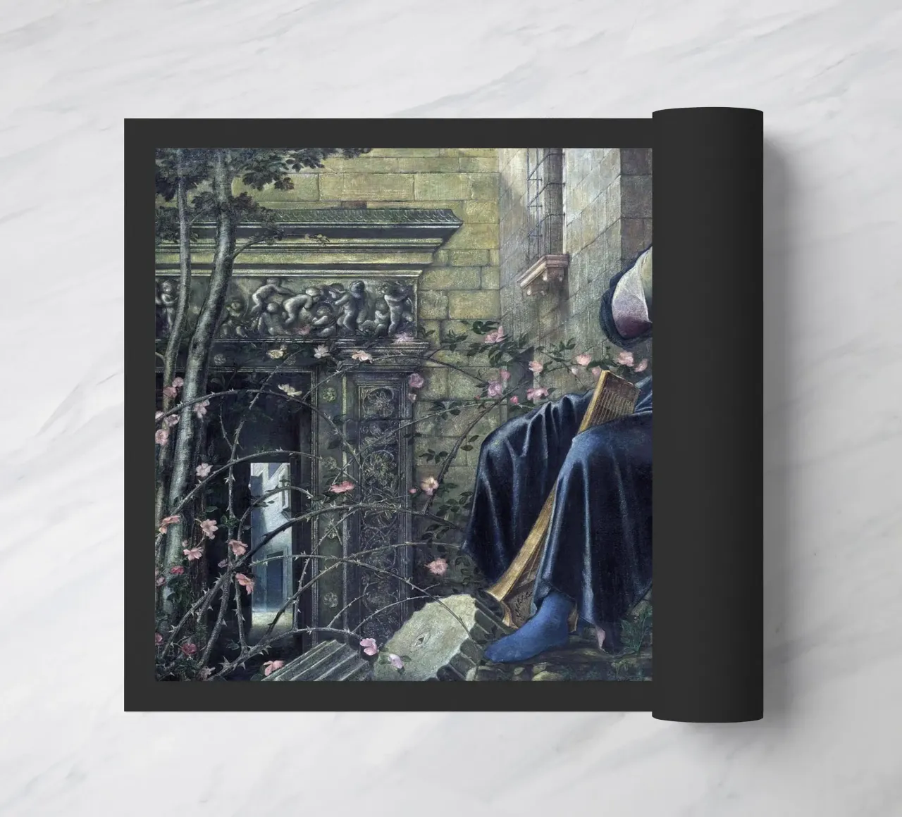 Edward Burne-Jones - Amore tra le rovine zerbino da Timeless Artworks