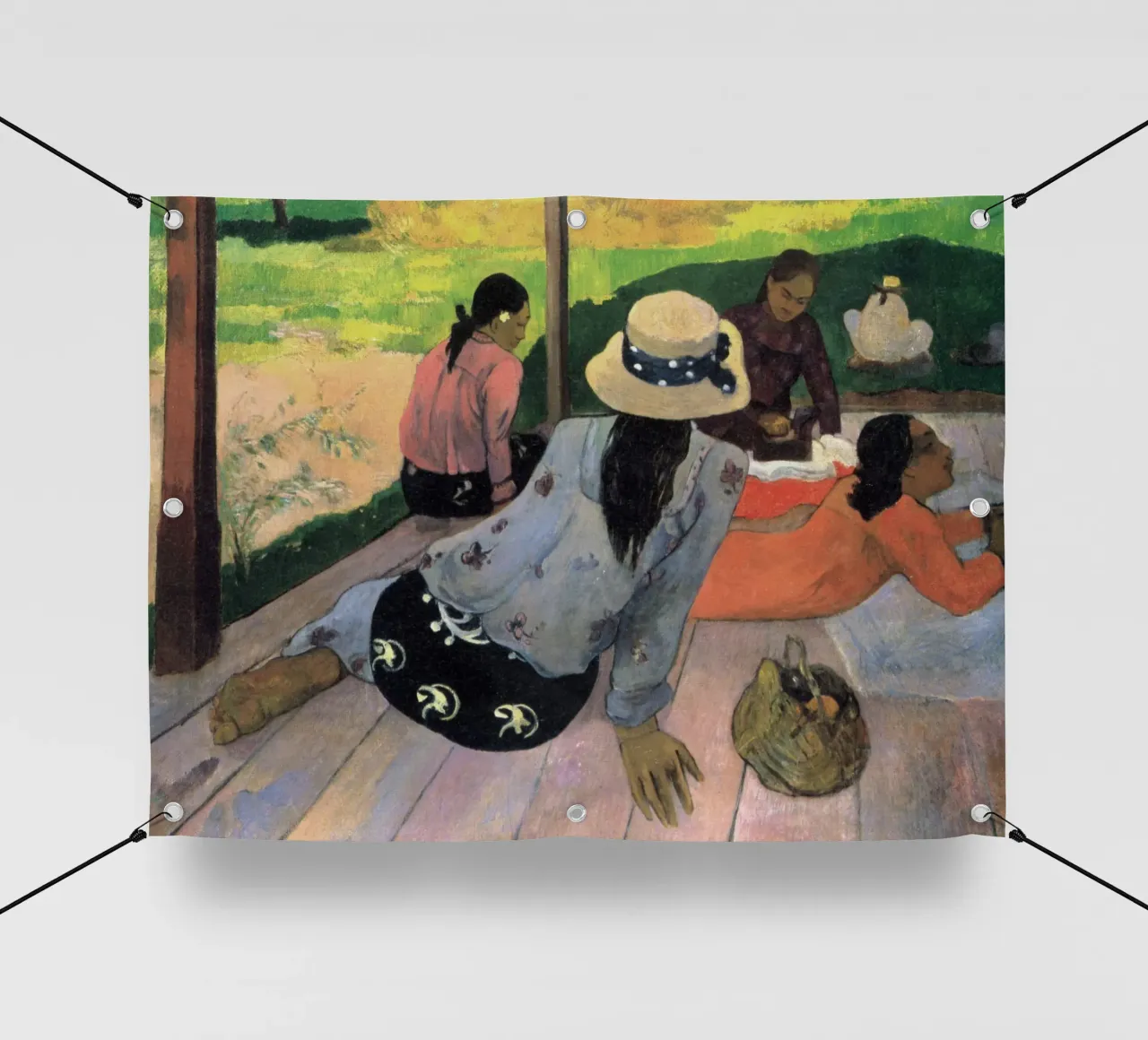 Paul Gauguin - La Siesta telo in pvc da Timeless Artworks